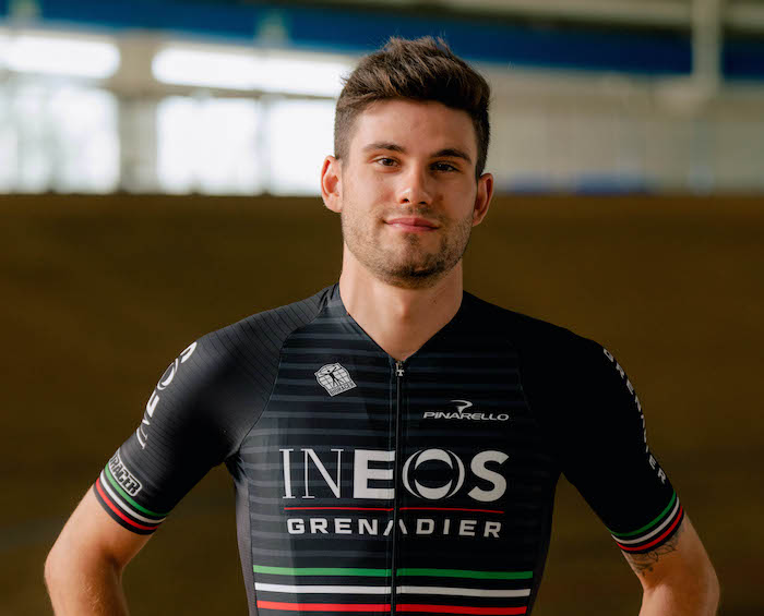Filippo Ganna al Giro di Vallonia per preparare i mondiali in Scozia