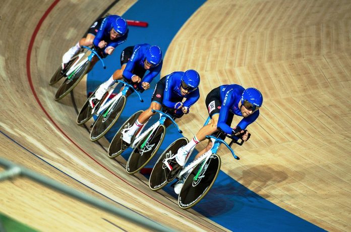 Coppa delle Nazioni di ciclismo su pista, il quartetto azzurro con Ganna è bronzo 