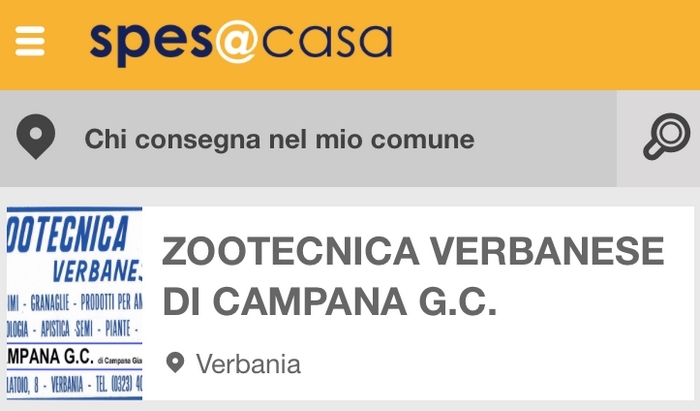 Spes@casa, la app verbanese che ti dice chi consegna a domicilio