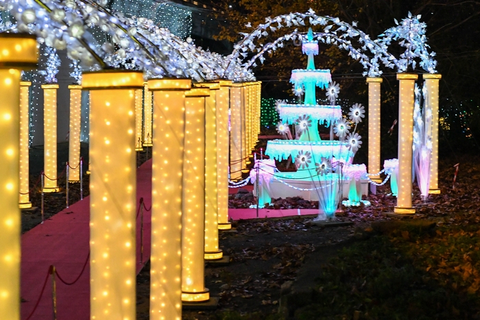 Laveno, il Natale s'illumina con 500.000 lucine led (foto)