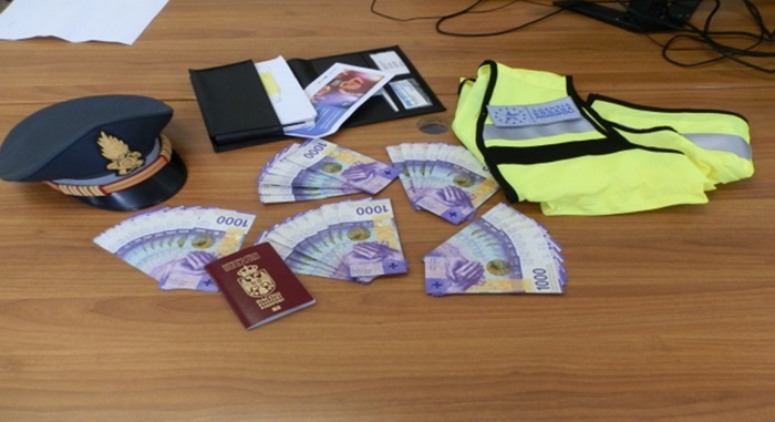 Nel 2020 ottocentomila euro non dichiarati in Dogana 