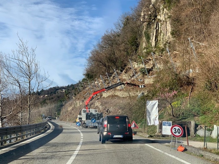 Ss 34: senso unico alternato h24 a Formine sino a fine luglio, il punto sui lavori