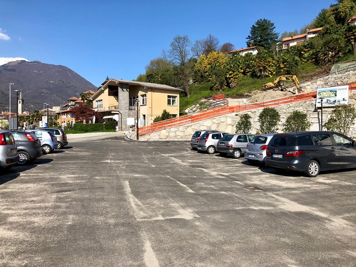 In fase di ultimazione il parcheggio di Mergozzo