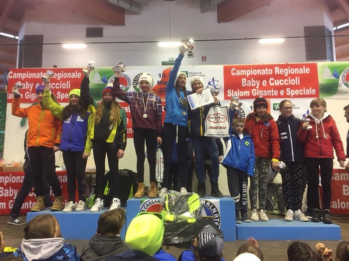 Mariacarlotta Bertolio medaglia d'argento ai campionati regionali di sci