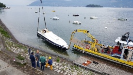 motoscafo affondato pallanza