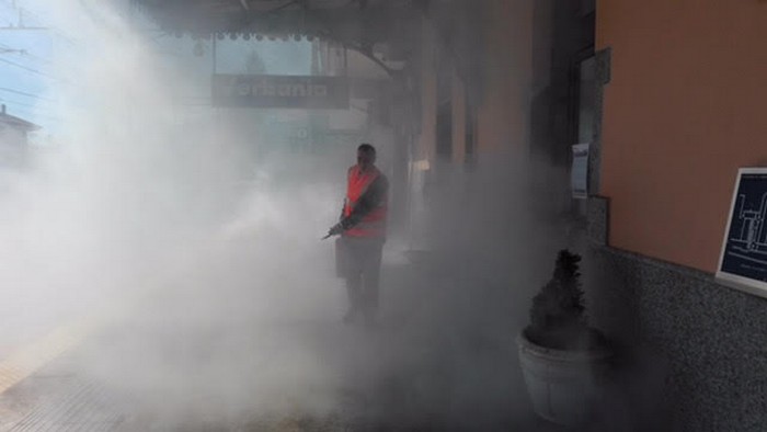 Fumo alla stazione di Fondotoce, ma è un’esercitazione (foto)