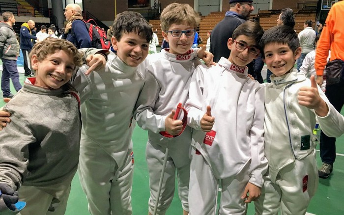 Gli sciabolatori verbanesi in evidenza a Casale (foto)