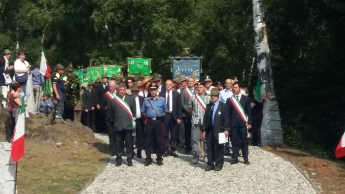 Gli Alpini in raduno alla Colletta di Pala ricordano i loro caduti