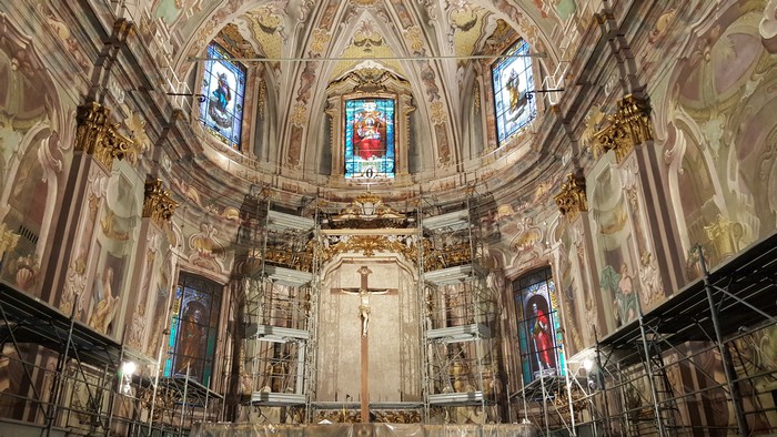 L’abside della basilica di San Vittore torna agli antichi splendori (foto)