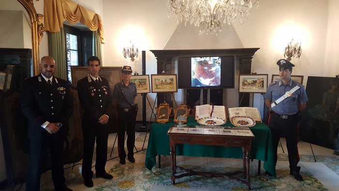 Furti d’arte su commissione nelle ville del Verbano, recuperati 80.000 euro di beni rubati