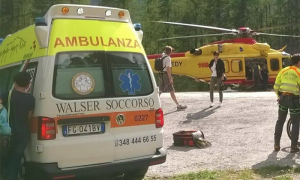 ambulanza macugnaga elicottero