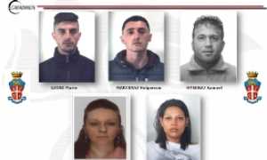 arrestati cc furti 2016