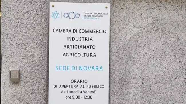 novara camera commercio cartello