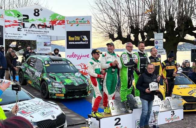 rally 2 laghi 22 arrivo