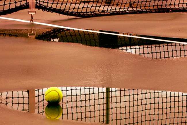 tennis pioggia