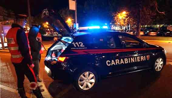 carabinieri arona notte