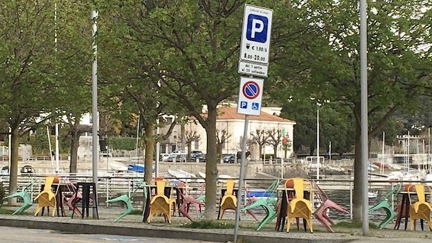 lesa parcheggi lungolago