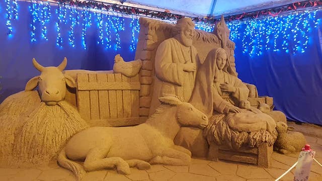 presepe di sabbia verbania