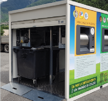 casetta rifiuti
