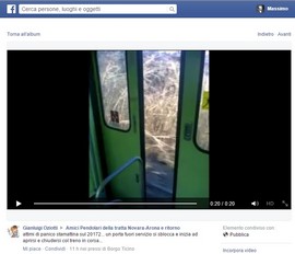 porta treno aperta in corsa