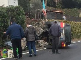 auto ribaltata oggebbio