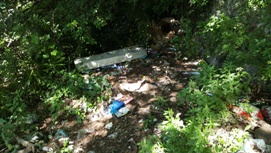 materasso abbandonato