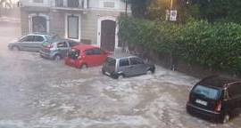 pioggia allagam
