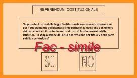 scheda referendum costituzionale