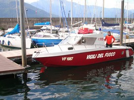 barca vigili fuoco