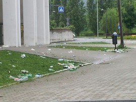 sporcizia palasport vb