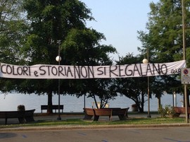 striscione vb calcio due qib