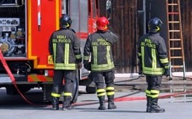 incendio vigili del fuoco